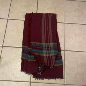 LL Bean Plaid Scarf